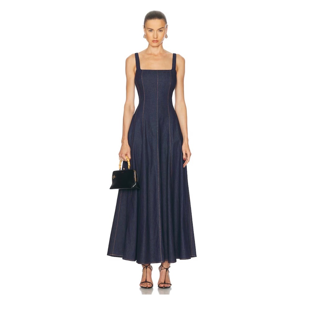 NICHOLAS Athena Sleeveless Paneled Midi Dress Size 6